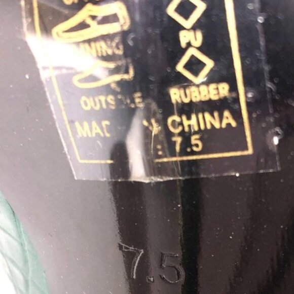 Azalea Wang Lace-Up Stiletto Boots, Size 7.5, Gold Heel, Statement Glam - Picture 2 of 6